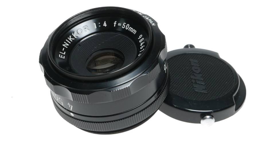 EL-Nikkor 1:4 f=50mm Nikon enlarging lens 39mm caps keeper