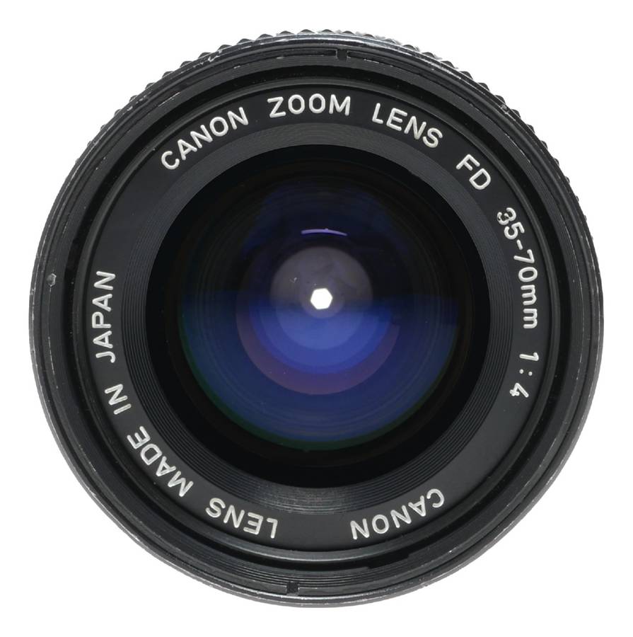 Canon Zoom Lens FD 35-70mm 1:4 classic film camera lens filter caps