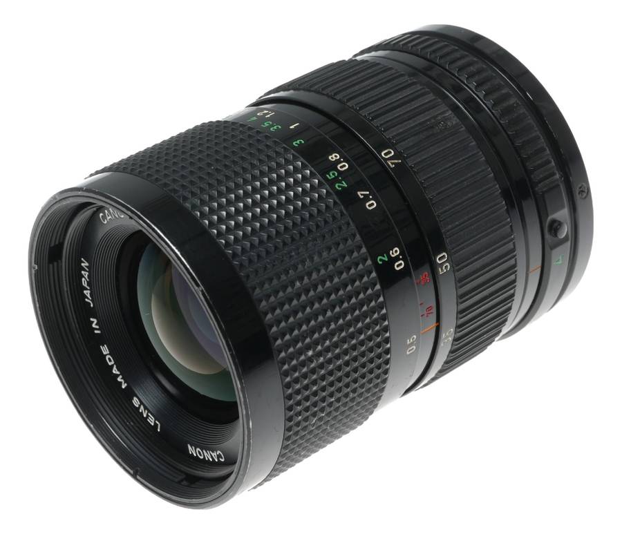Canon Zoom Lens FD 35-70mm 1:4 classic film camera lens filter caps