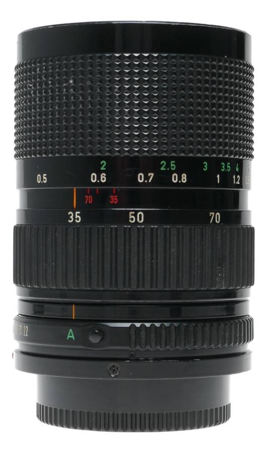 Canon Zoom Lens FD 35-70mm 1:4 classic film camera lens filter caps