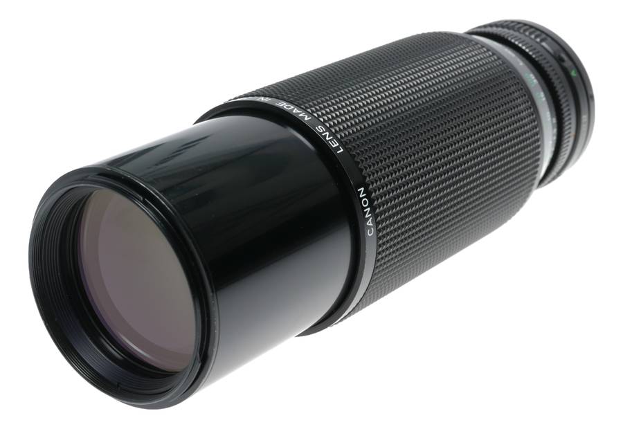 Canon Zoom Lens FD 100-300mm 1:5.6 vintage film SLR camera lens