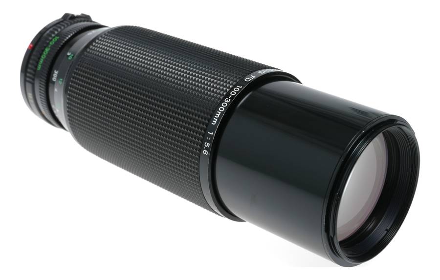 Canon Zoom Lens FD 100-300mm 1:5.6 vintage film SLR camera lens