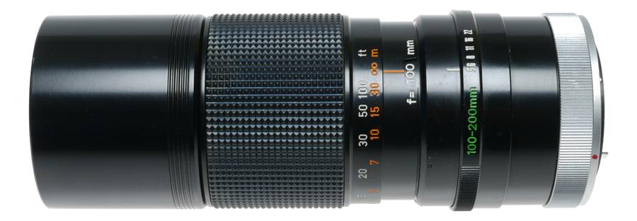 Canon Zoom lens FD 100-200 1:5.6 Vintage SLR film camera lens