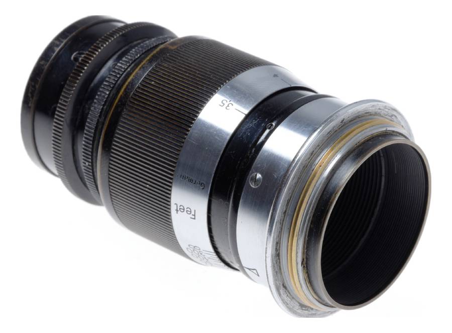 Leitz Elmar f=9cm 1:4 M39 Leica Vintage Camera Brass Lens