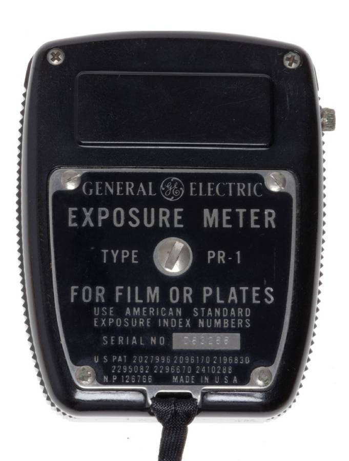 General Electric PR-1 Light Exposure Meter Film Plate Photography