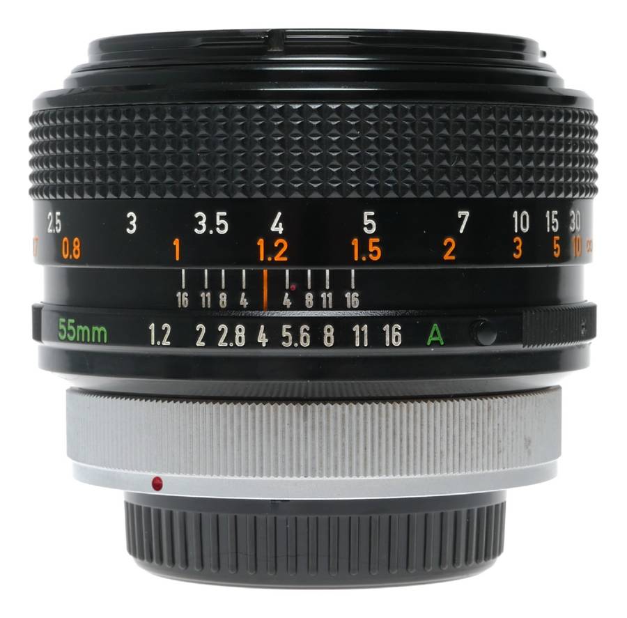 Canon Lens FD 55mm 1:1.2 S.S.C vintage 35mm SLR film camera lens 1.2/55