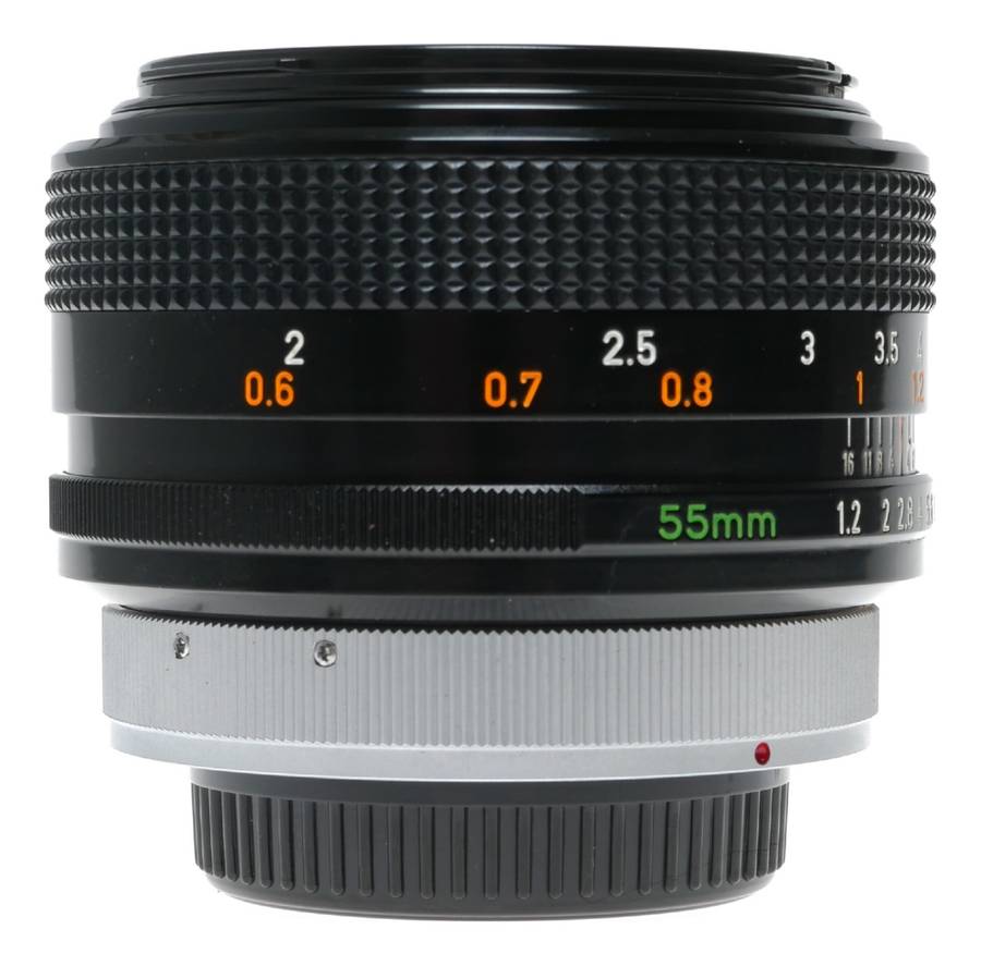Canon Lens FD 55mm 1:1.2 S.S.C vintage 35mm SLR film camera lens 1.2/55
