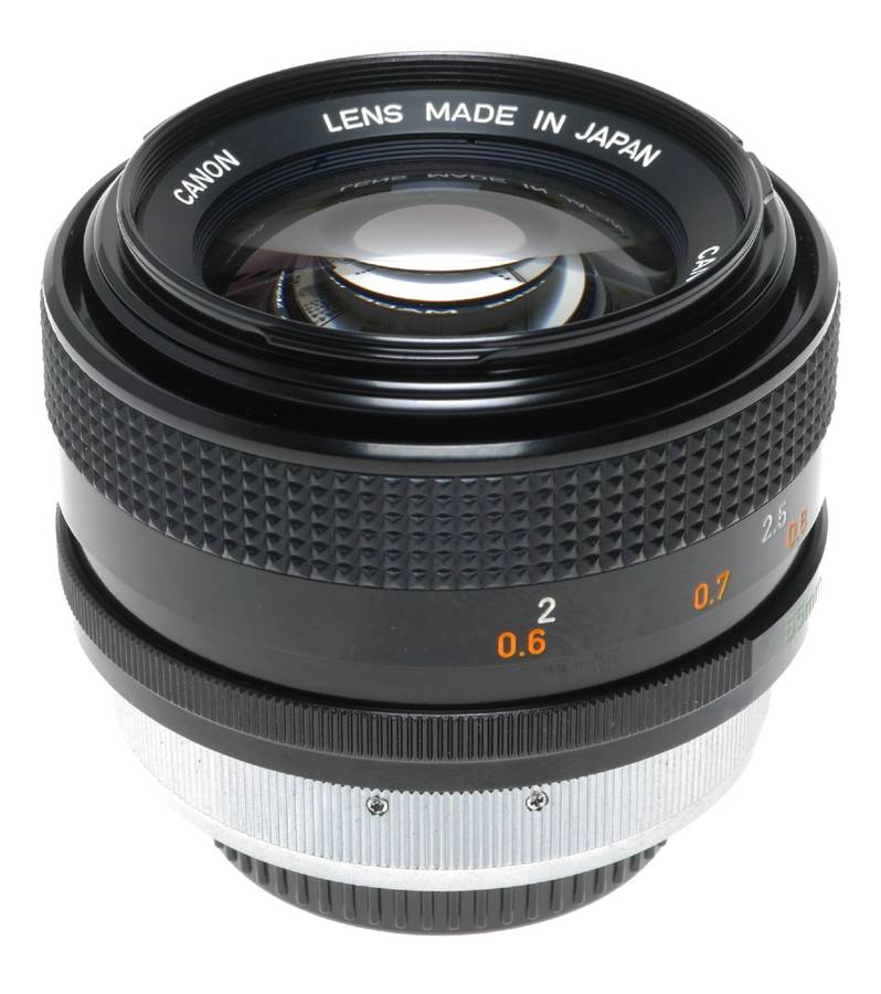 Canon Lens FD 55mm 1:1.2 S.S.C vintage 35mm SLR film camera lens 1.2/55
