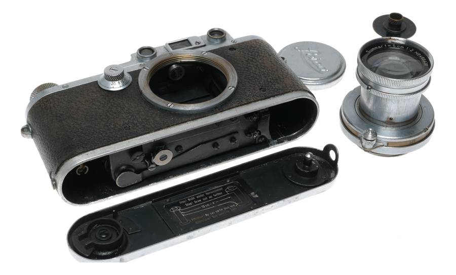 Leica III RF 35mm film camera M39mm lens Summar f=5cm 1:2