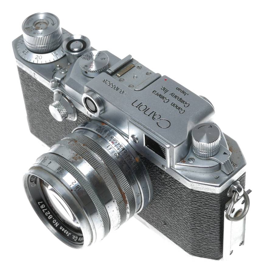 Canon IIF rangefinder camera vintage f:1.8 50mm LTM 1.8/50mm lens