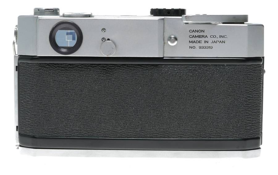 Canon Model 7 chrome vintage film camera 35mm rangefinder with case