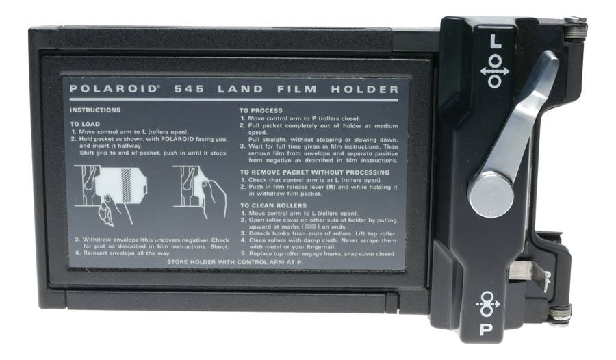 Polaroid land film holder 545 boxed camera accessory Sinar