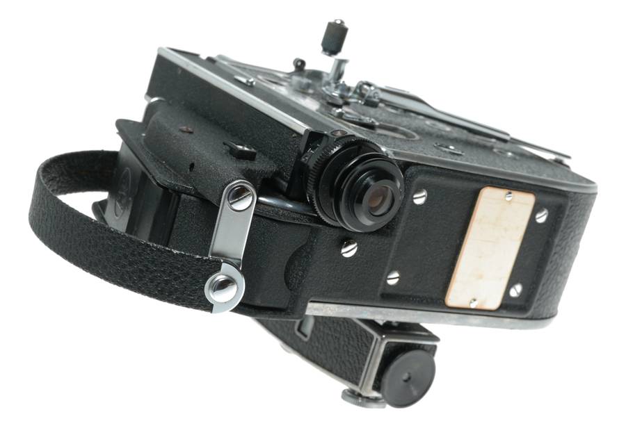 Bolex H16 Rex 5 film 16mm movie camera body 3 lens rotating turret