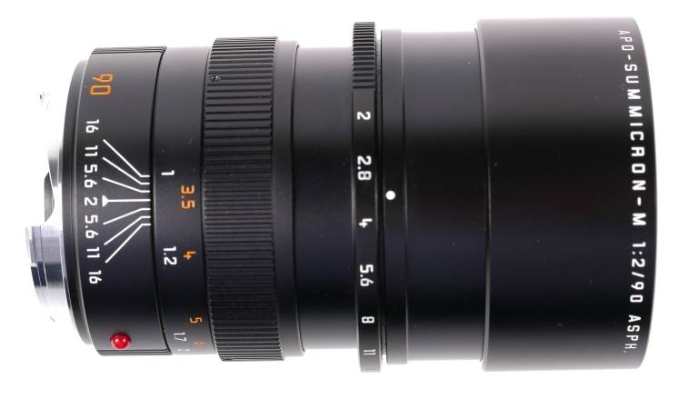 Leica Apo-Summicron-M 1:2/90mm ASPH. Box Mint 6-bit black tele f90 lens 11884
