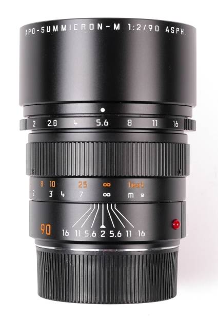 Leica Apo-Summicron-M 1:2/90mm ASPH. Box Mint 6-bit black tele f90 lens 11884