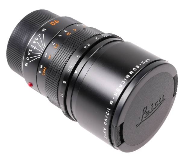 Leica Apo-Summicron-M 1:2/90mm ASPH. Box Mint 6-bit black tele f90 lens 11884