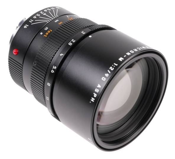 Leica Apo-Summicron-M 1:2/90mm ASPH. Box Mint 6-bit black tele f90 lens 11884
