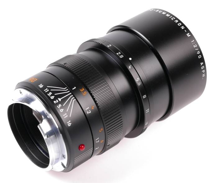 Leica Apo-Summicron-M 1:2/90mm ASPH. Box Mint 6-bit black tele f90 lens 11884