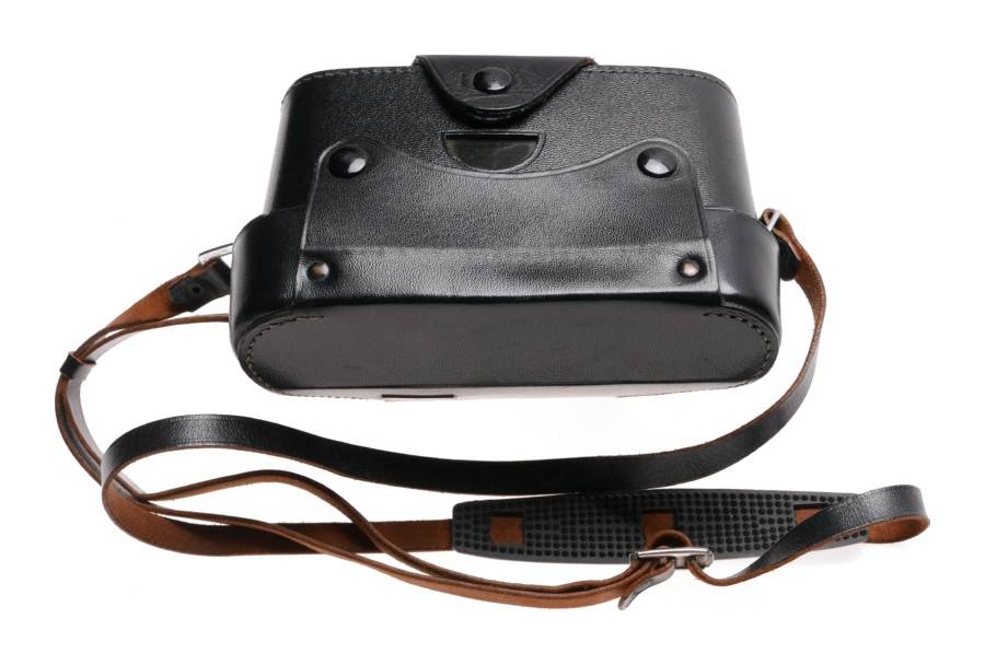 Leica M4 black camera leather everready case original neckstrap Leitz Wetzlar