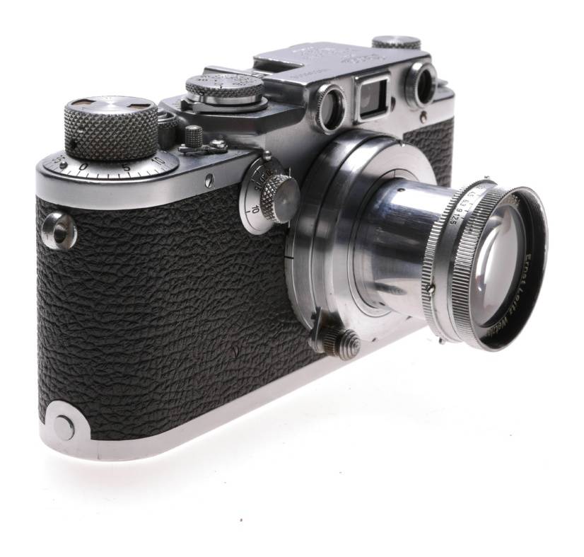 Leica IIIf film camera Beautiful clean Summar 1:2 f=5cm lens filter case 3f