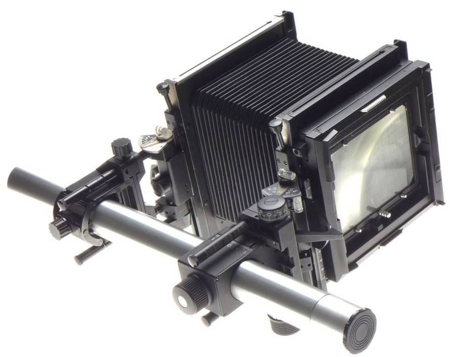 Sinar 4x5 F1 large format monorail field camera cased