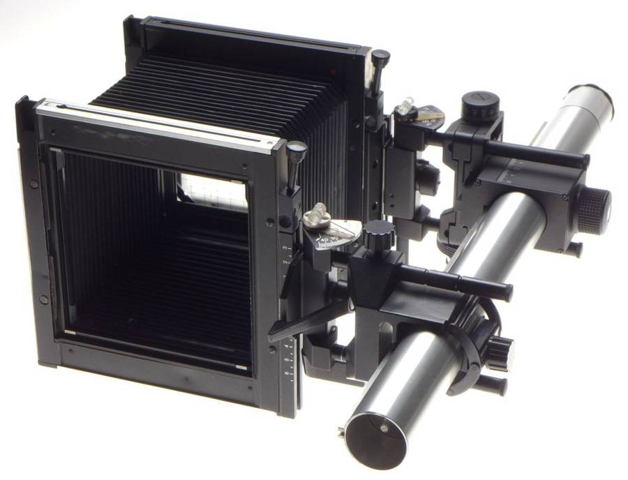 Sinar 4x5 F1 large format monorail field camera cased