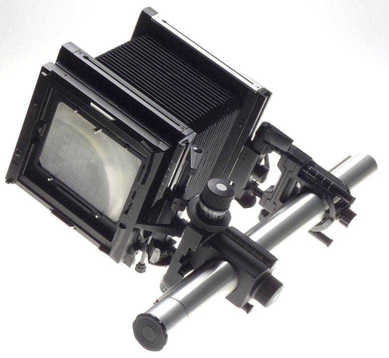 Sinar 4x5 F1 large format monorail field camera cased