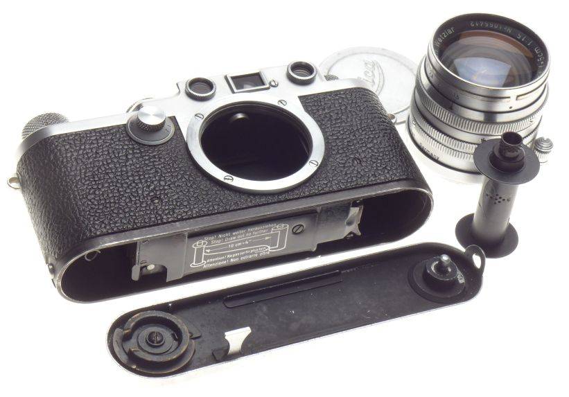 Just Serviced LEICA IIIf 3F Rangefinder camera Summarit f=5cm 1:1.5 fast 1.5/50