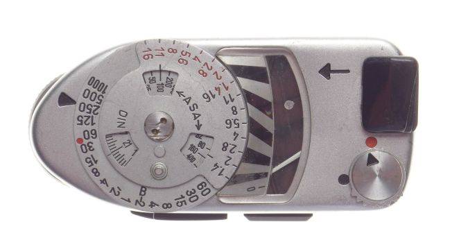 LEICA Meter MR chrome light exposure meter for Leica M2 M3 vintage film camera