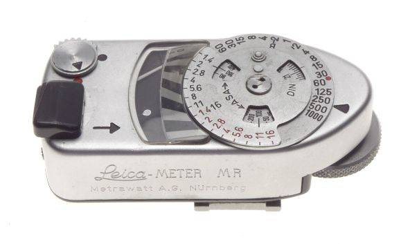LEICA Meter MR chrome light exposure meter for Leica M2 M3 vintage film camera