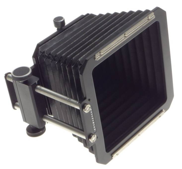 COMPENDIUM BELLOWS USED HASSELBLAD PROFESSIONAL LENS HOOD SHADE BOX 40231