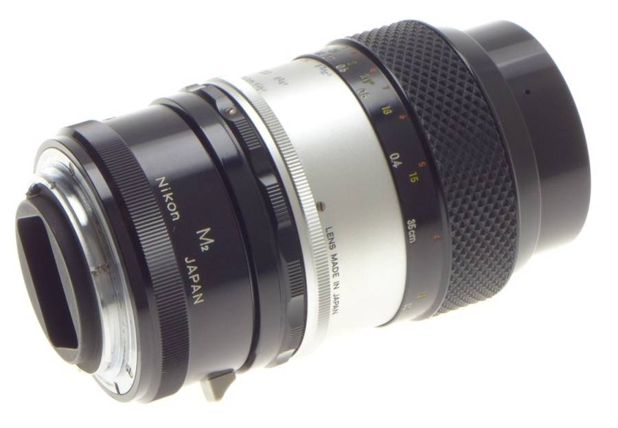 NIKON MICRO-NIKKOR-P AUTO 1:3.5 f=55mm SLR CAMERA LENS ADAPTER M2 FILTER 3.5/55