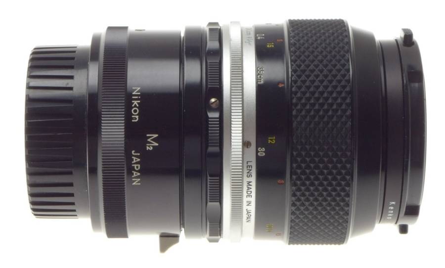 NIKON MICRO-NIKKOR-P AUTO 1:3.5 f=55mm SLR CAMERA LENS ADAPTER M2 FILTER 3.5/55