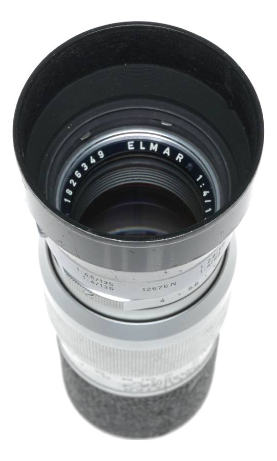 Leitz Wetzlar Elmar 1:4/135 mm Leica M mount rangefinder camera tele lens