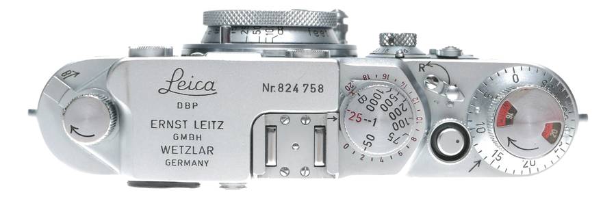 Leica IIF self timer red dial camera Elmar 3.5/5cm red scale lens red box rare