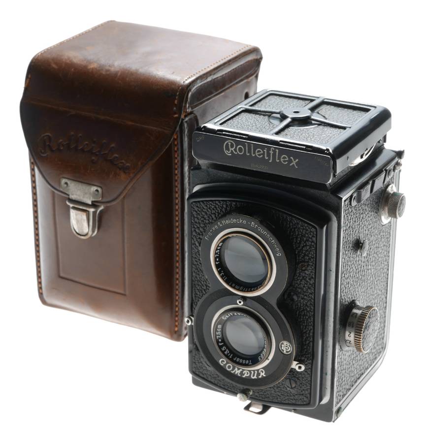 Rolleiflex TLR Tessar 3.5 f=7,5cm Vintage classic 120 medium format film camera