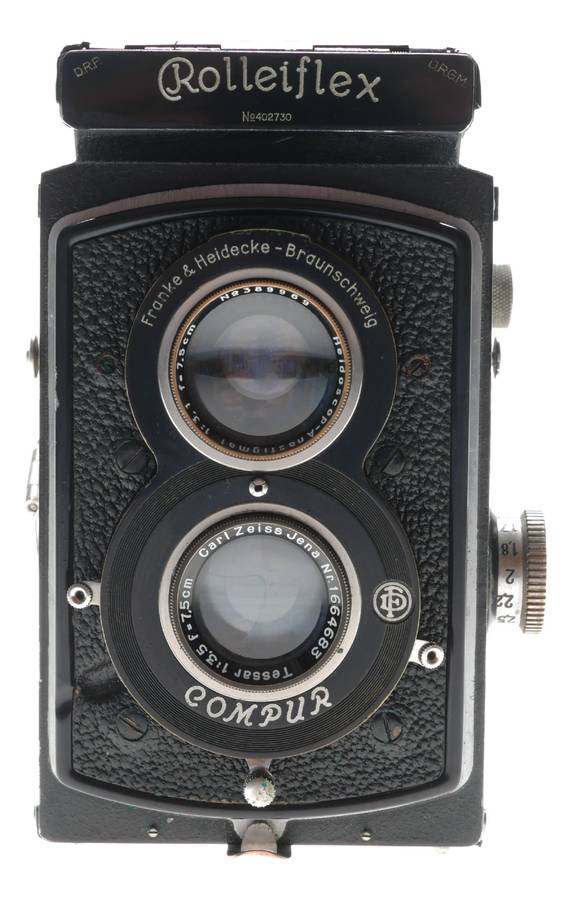 Rolleiflex TLR Tessar 3.5 f=7,5cm Vintage classic 120 medium format film camera