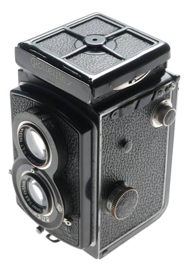Rolleiflex TLR Tessar 3.5 f=7,5cm Vintage classic 120 medium format film camera