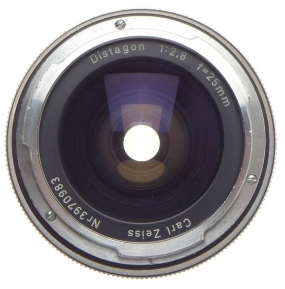 ZEISS CONTAREX BLACK 1:2.8/25 DISTAGON 1:2.8 f=25mm SLR VINTAGE CAMERA LENS HOOD