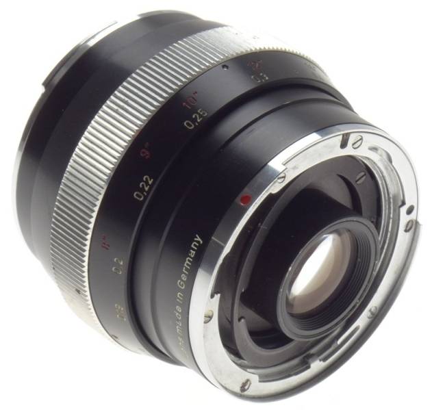 ZEISS CONTAREX BLACK 1:2.8/25 DISTAGON 1:2.8 f=25mm SLR VINTAGE CAMERA LENS HOOD