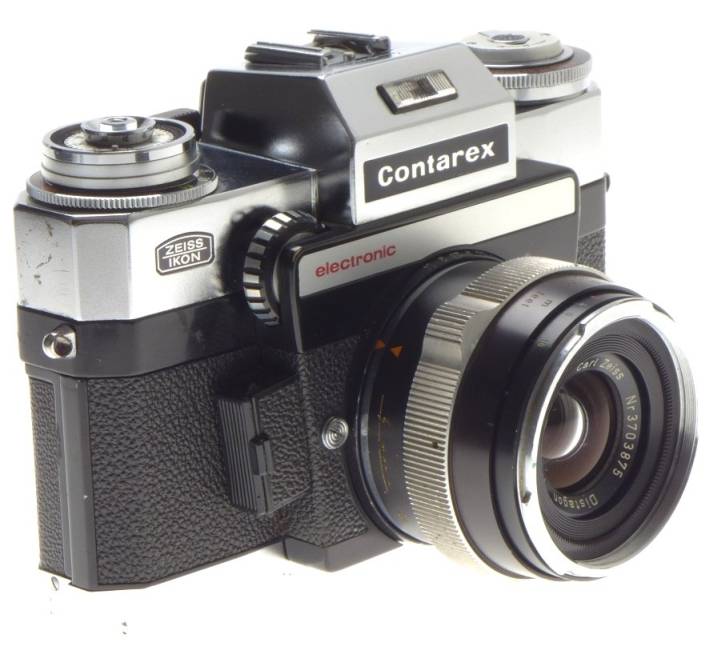 ZEISS IKON CONTAREX ELECTRONIC SLR VINTAGE FILM CAMERA DISTAGON 1:4 f=35mm LENS