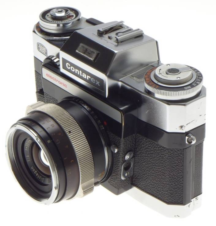 ZEISS IKON CONTAREX ELECTRONIC SLR VINTAGE FILM CAMERA DISTAGON 1:4 f=35mm LENS