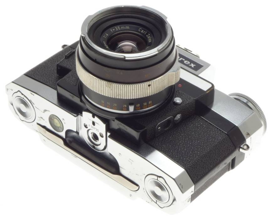 ZEISS IKON CONTAREX ELECTRONIC SLR VINTAGE FILM CAMERA DISTAGON 1:4 f=35mm LENS