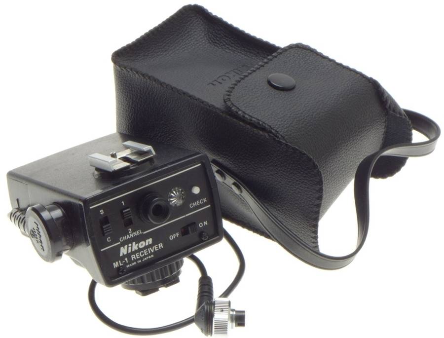 NIKON ML-1 RECEIVER 2 CHANNEL CASED USED FOR NIKON CAMERA MOTOR REMOTE CONTROL