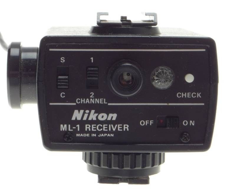 NIKON ML-1 RECEIVER 2 CHANNEL CASED USED FOR NIKON CAMERA MOTOR REMOTE CONTROL