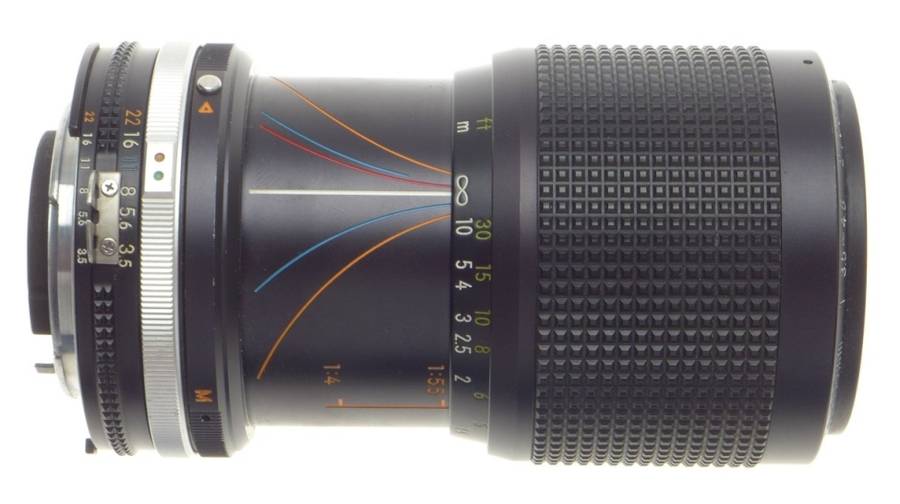 ZOOM-NIKKOR 35-105mm 1:3.5-4.5 NIKON SLR 35mm FILM DIGITAL CAMERA LENS CAP CLEAN