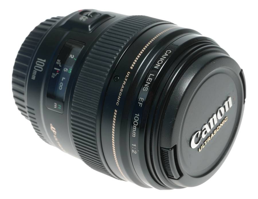 Canon EF 100mm f/2 USM fast lens boxed Ultrasonic Portrait