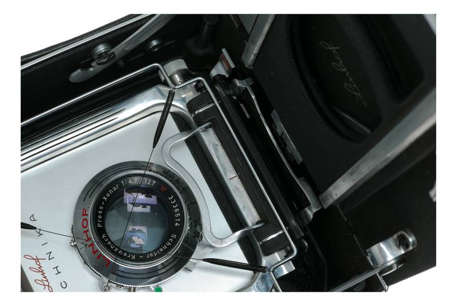 Linhof Technika III 4x5 large format film camera Schneider Press-Xenar 1:4.7 f=127 Angulon Symmar