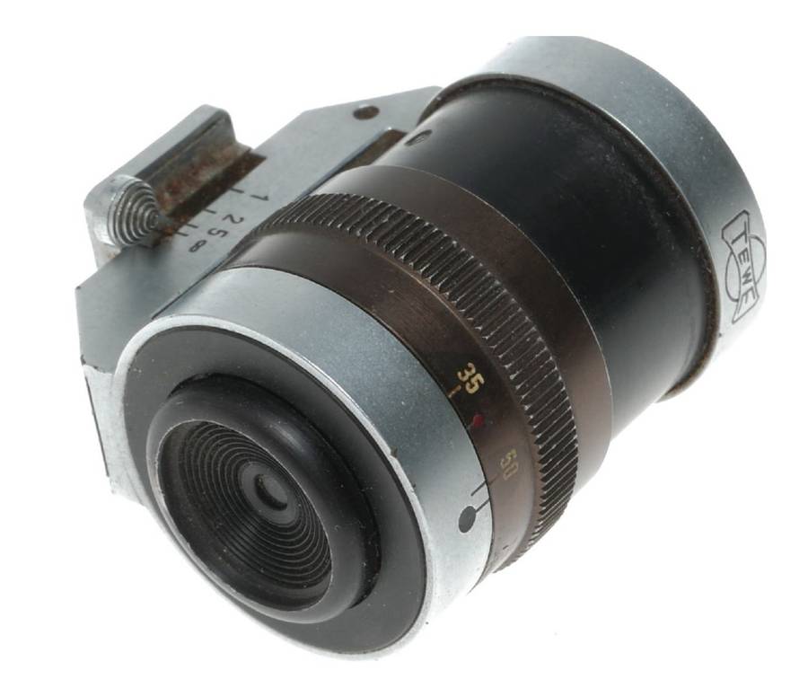 TEWE 35-200mm zoom focus shoe-mounted viewfinder with distance-finding