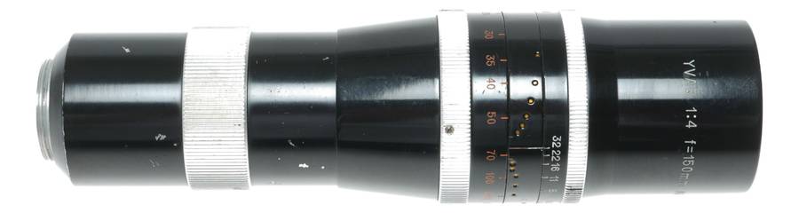 Yvar 1:4 f=150mm Bolex H16 movie camera c-mount telephoto lens